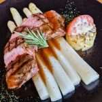 Lamshaas met asperges Wapen van Nassau